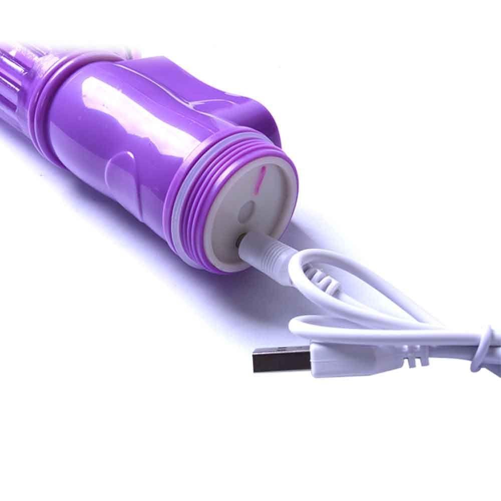 DILDO VIBRADOR MULTI.DELFIN PURPLE RECARG. 50DZR-2