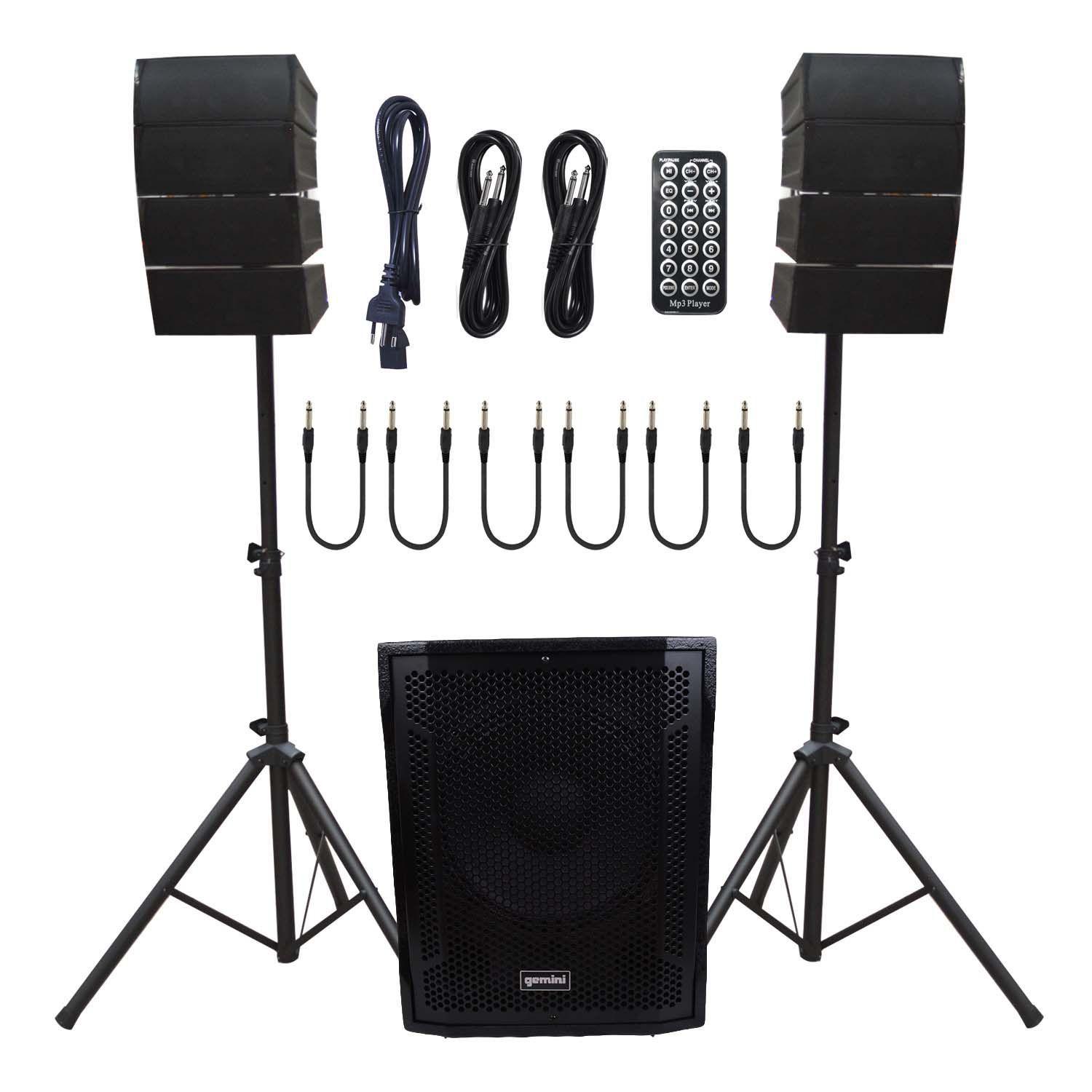 SISTEMA ARRAY 15 8 700W RMS 2000W MAX GEMINI ARG 15-0