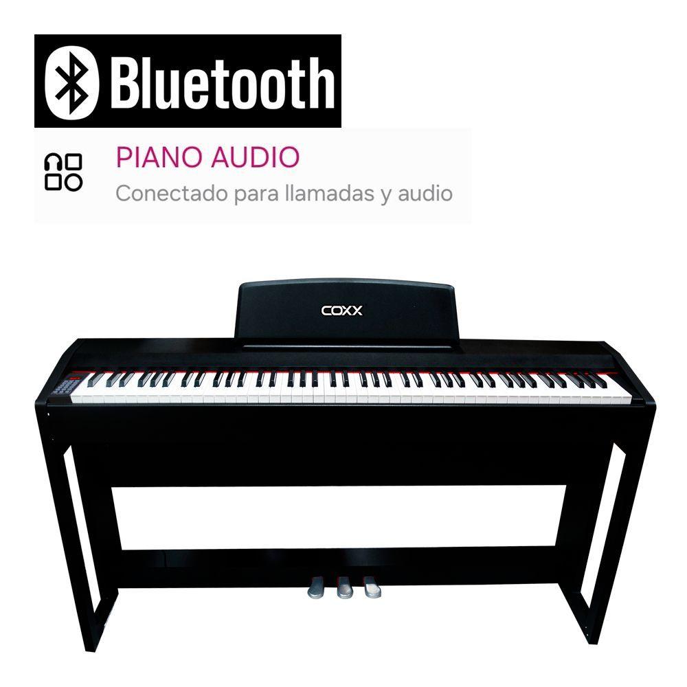 PIANO DIGITAL 88 NOTAS 900 TONOS NEGRO EURO-7901 COXX-4