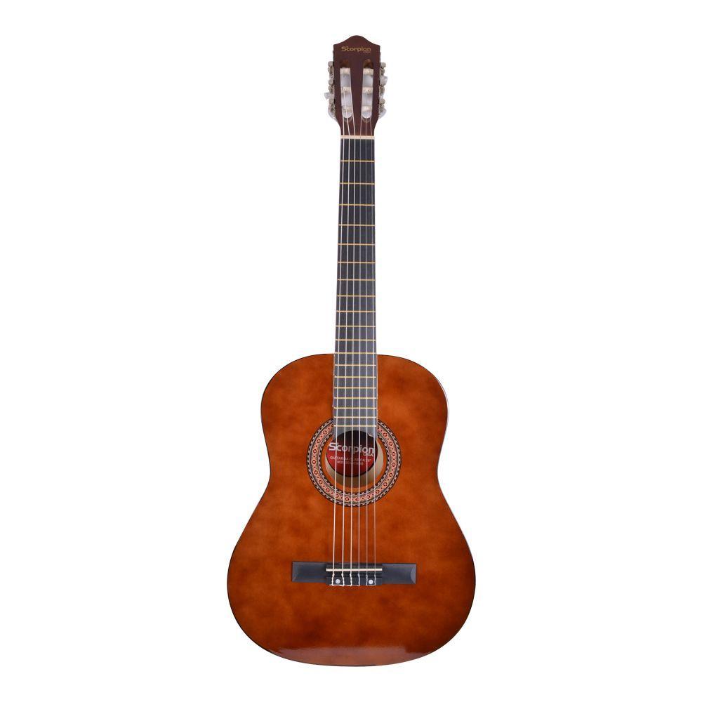 GUITARRA CLÁSICA 39 CUERDA DE NYLON CAFÉ SG-030DB SCORPION-1