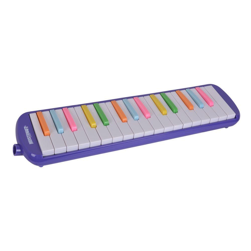 MELODICA 32 NOTAS MORADA TECLAS MULTICOLOR MLA 32 MEISTEHAFT-1