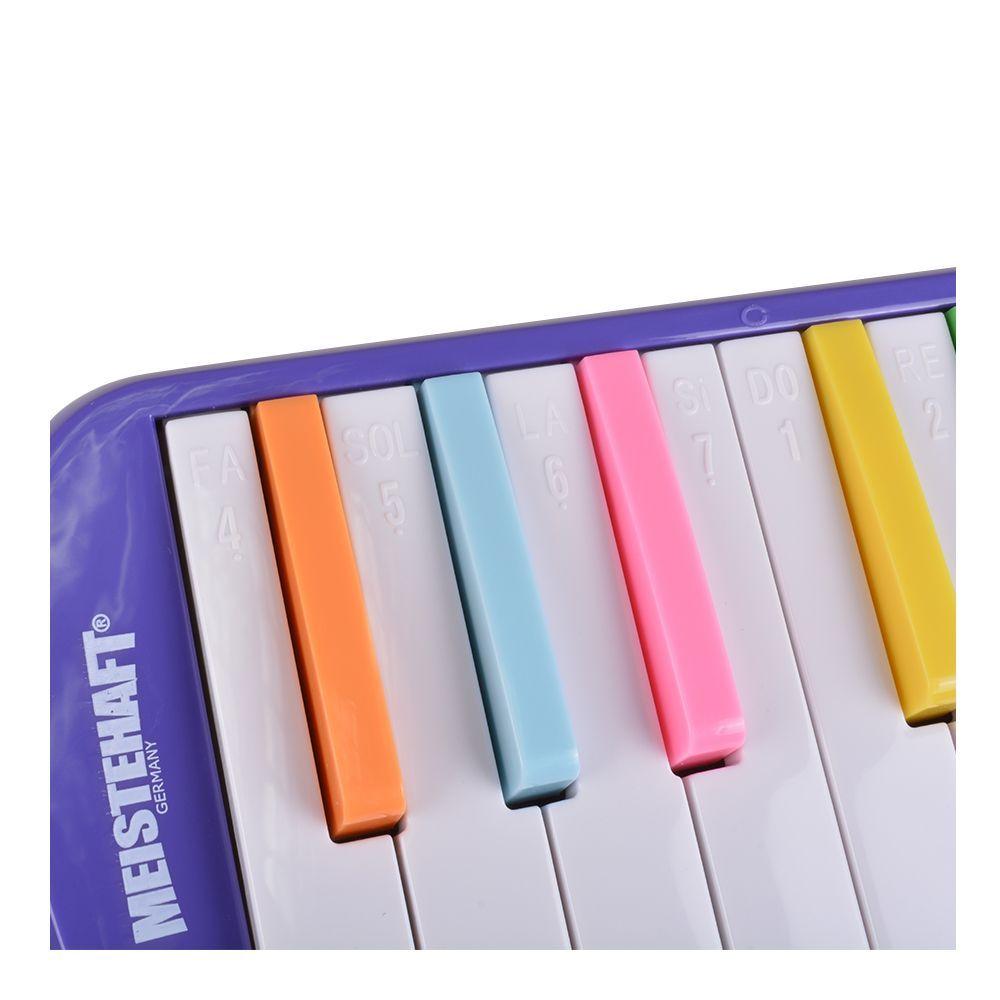 MELODICA 32 NOTAS MORADA TECLAS MULTICOLOR MLA 32 MEISTEHAFT-2
