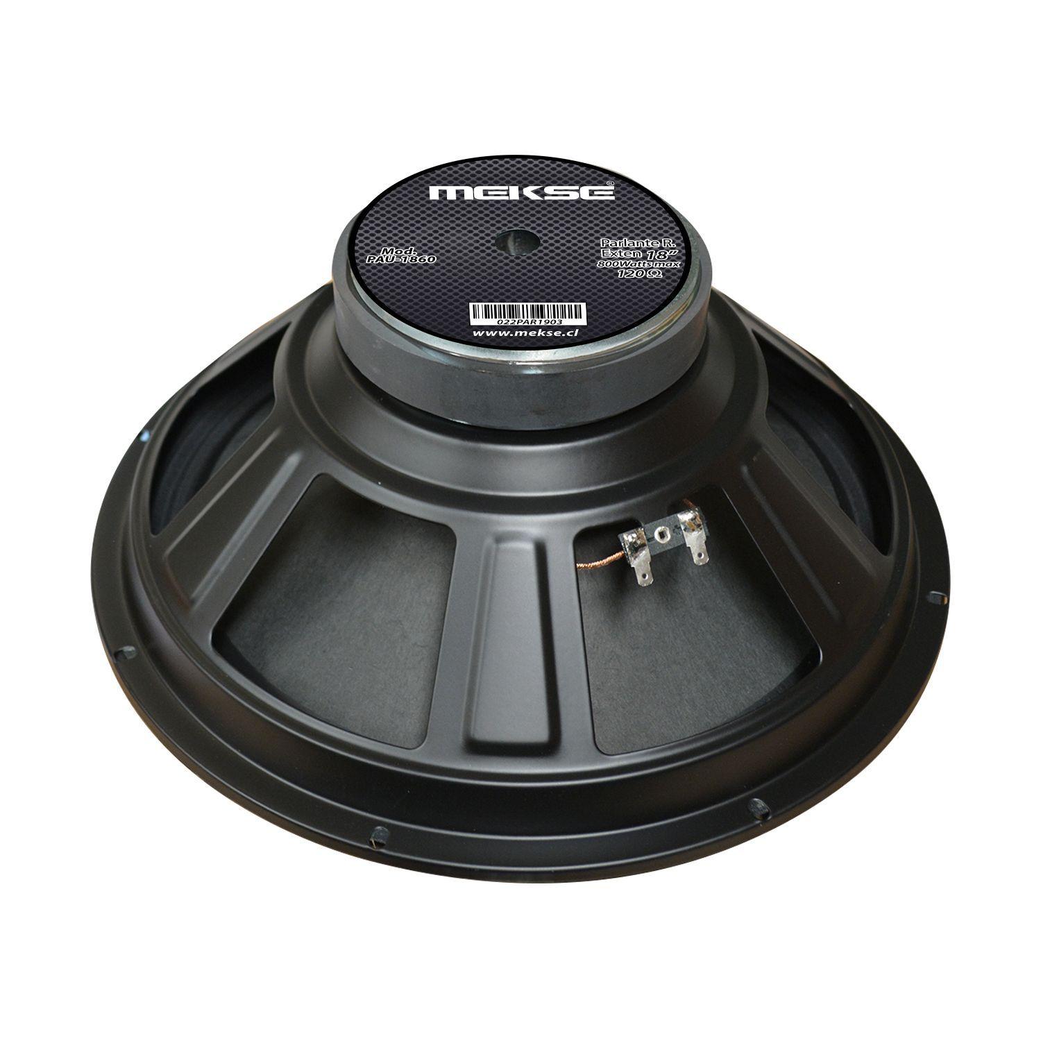 PARLANTE RANGO EXTENDIDO 18" 800W 120OZ MOD.PAU- 1860 MEKSE-0
