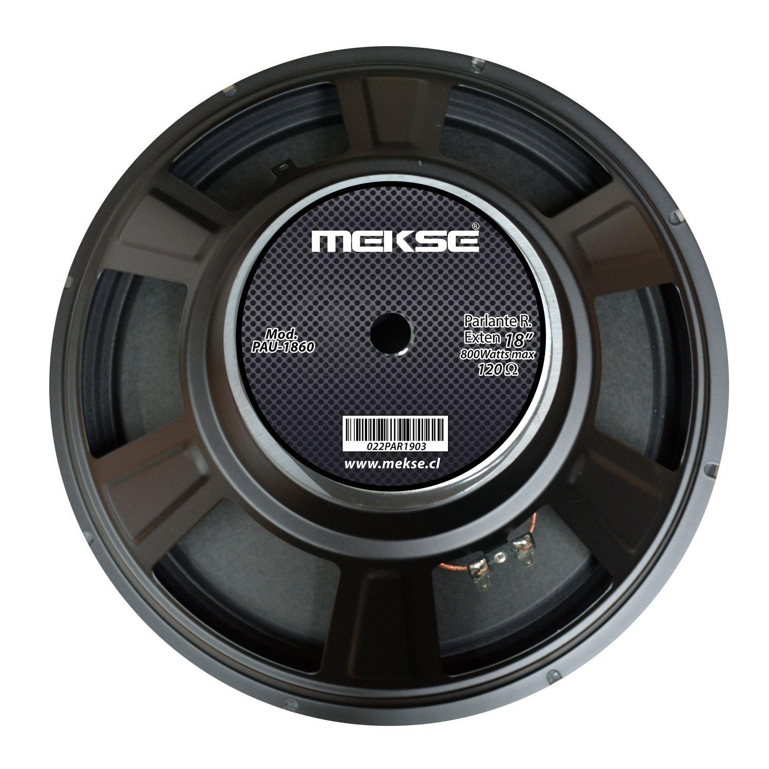 PARLANTE RANGO EXTENDIDO 18" 800W 120OZ MOD.PAU- 1860 MEKSE-1