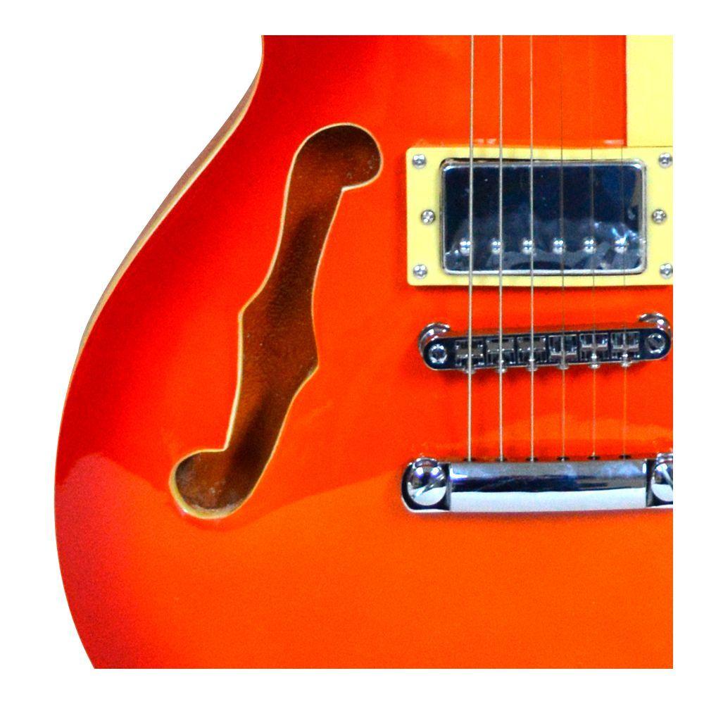 PACK GUITARRA ELECTRICA SUNBURST  + AMPLIFICADOR + COLGADOR SCORPION-4