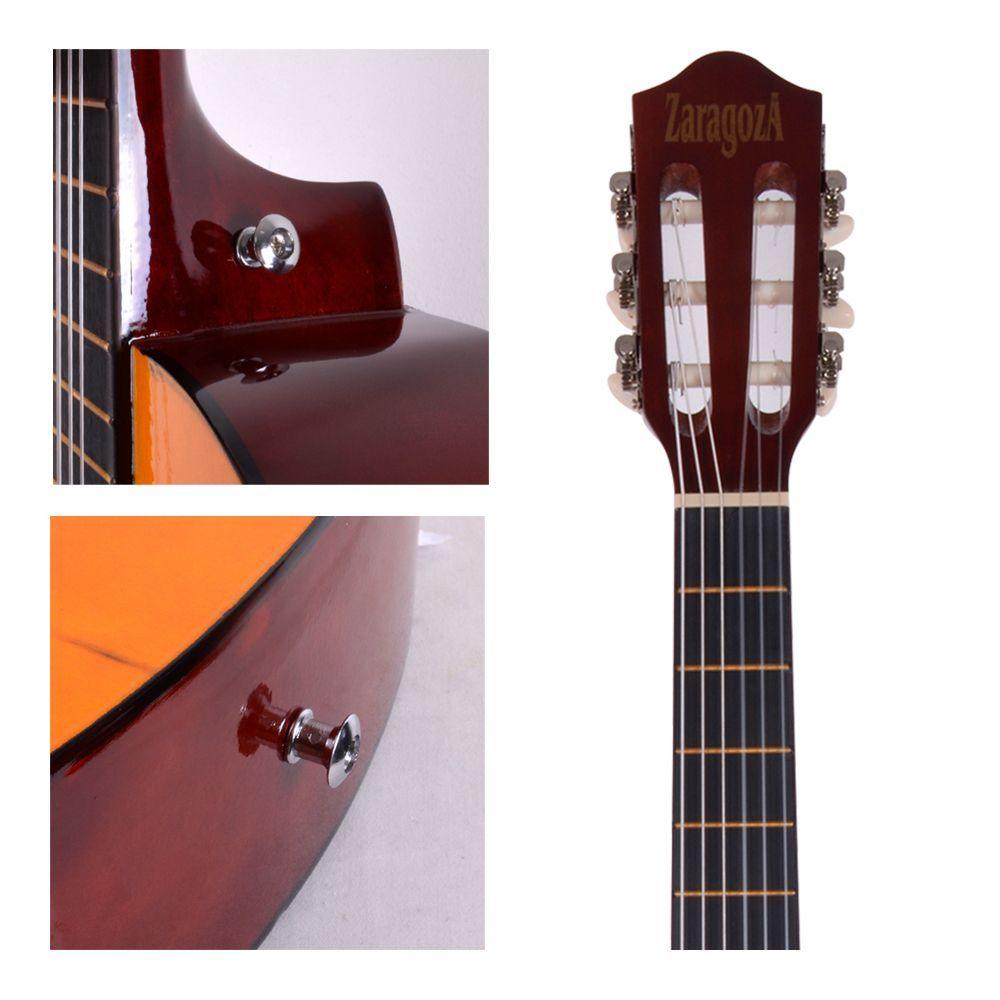 GUITARRA CLÁSICA 36" LIGHT ORANGE  ZARAGOZA ZAR-636N-3
