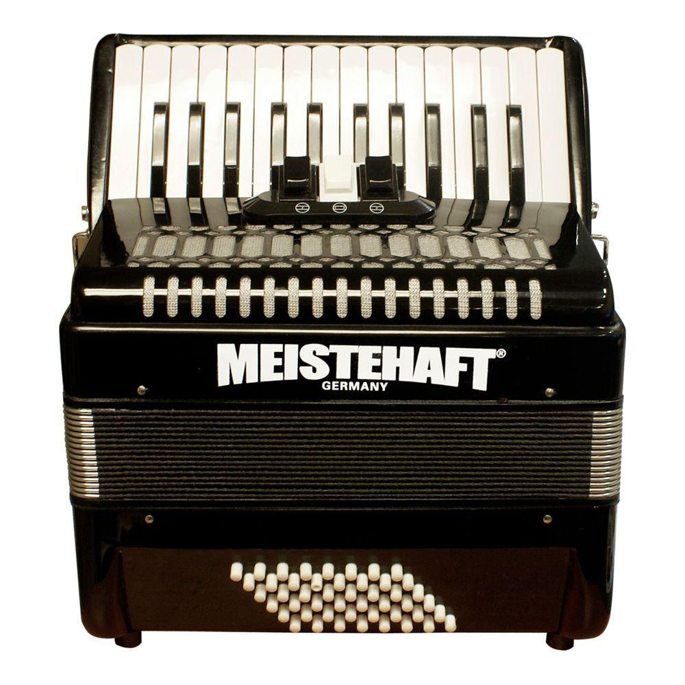 ACORDEON 48 BAJOS 3 REGISTROS NEGRO 483/BK MEISTEHAFT-1