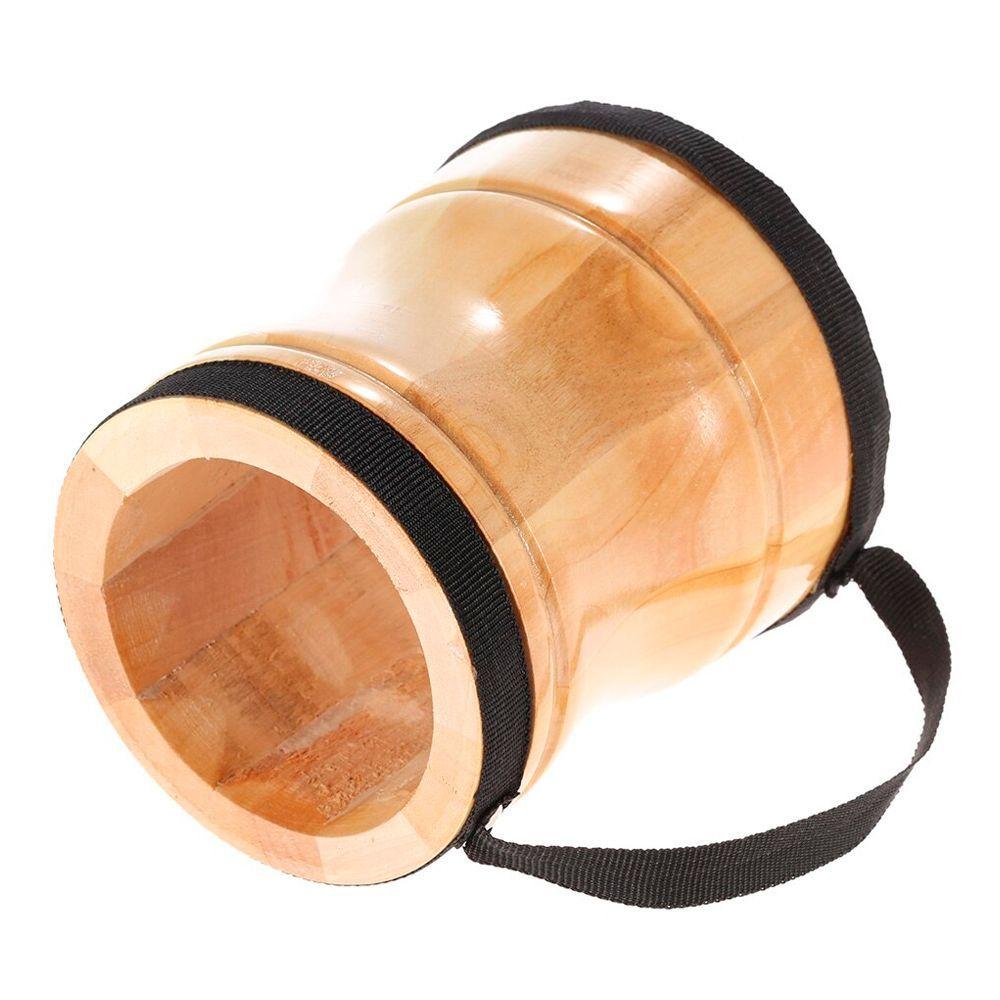 TAMBOR DE MADERA INFANTIL CON MAZO MOD.KD-6-2