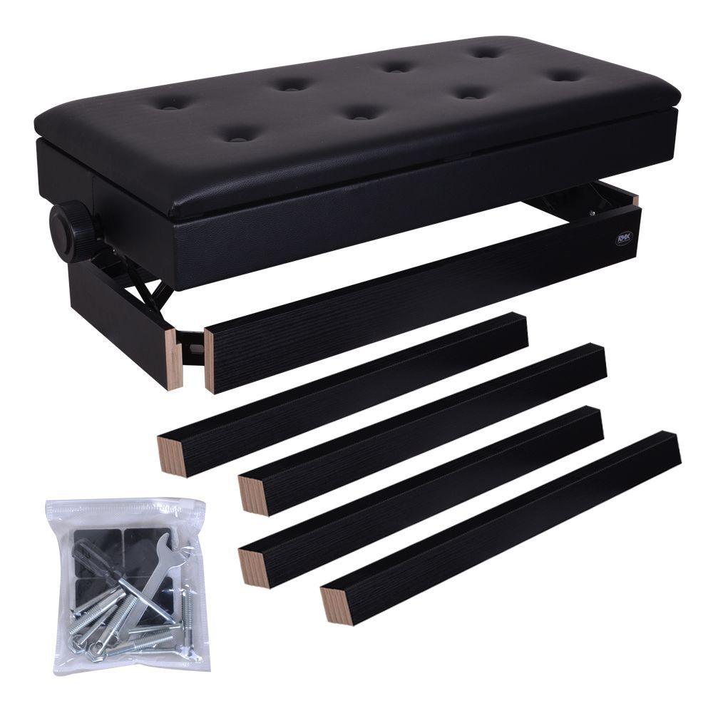 BANCA DE PIANO MADERA CON AJUSTE DE ALTURA MOD.1107D RMX-3