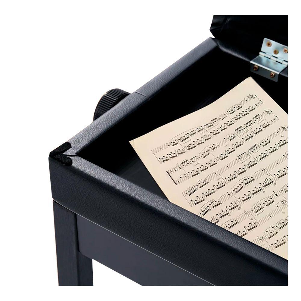 BANCA DE PIANO MADERA CON AJUSTE DE ALTURA MOD.1107D RMX-5