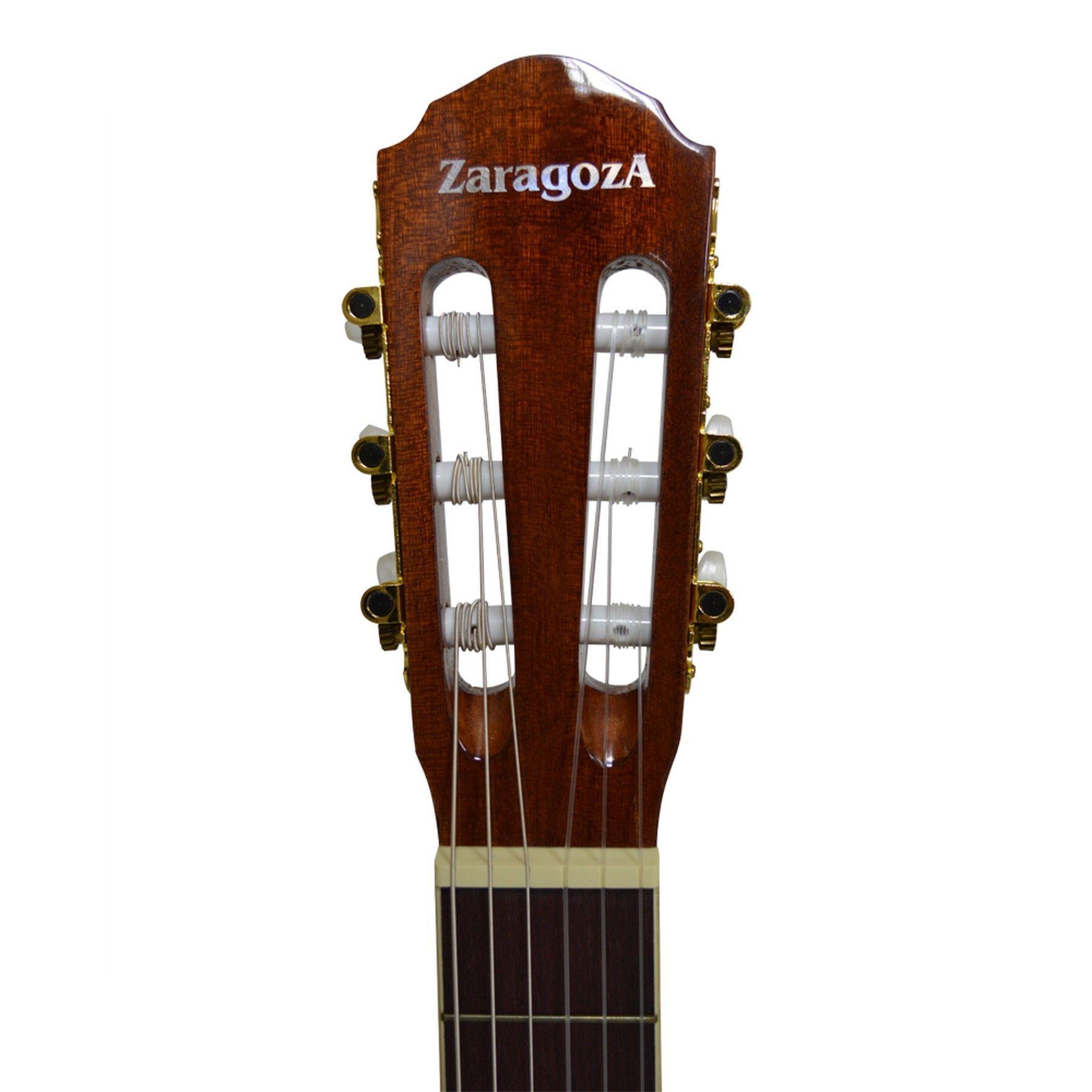 GUITARRA ELECTROACUSTICA 40" NATURAL CORTE CUTAWAY ZARAGOZA-3