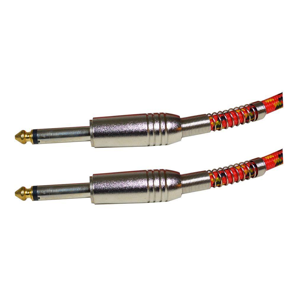 CABLE DE LINEA 6 METROS TELA/ROJO MOD.IL-6R SCORPION-1