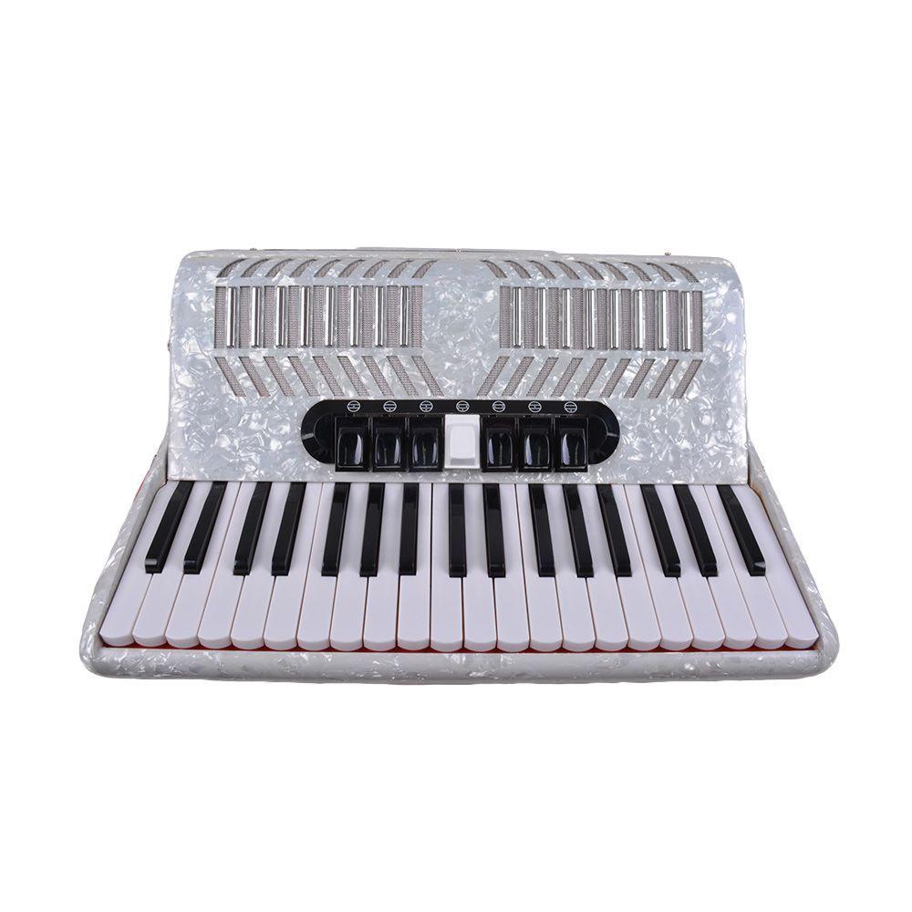 ACORDEON 80 BAJOS 7 2 REGISTROS BLANCO AGT 807 WH AGOSTINI-3