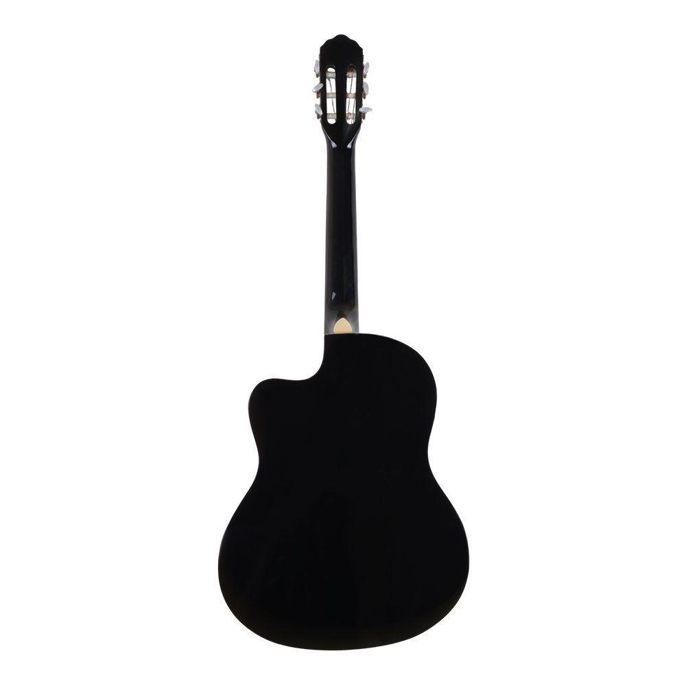 GUITARRA CLASICA CUTAWAY NEGRA 39 CON FUNDA CWN 239 LA ESPANOLA-2