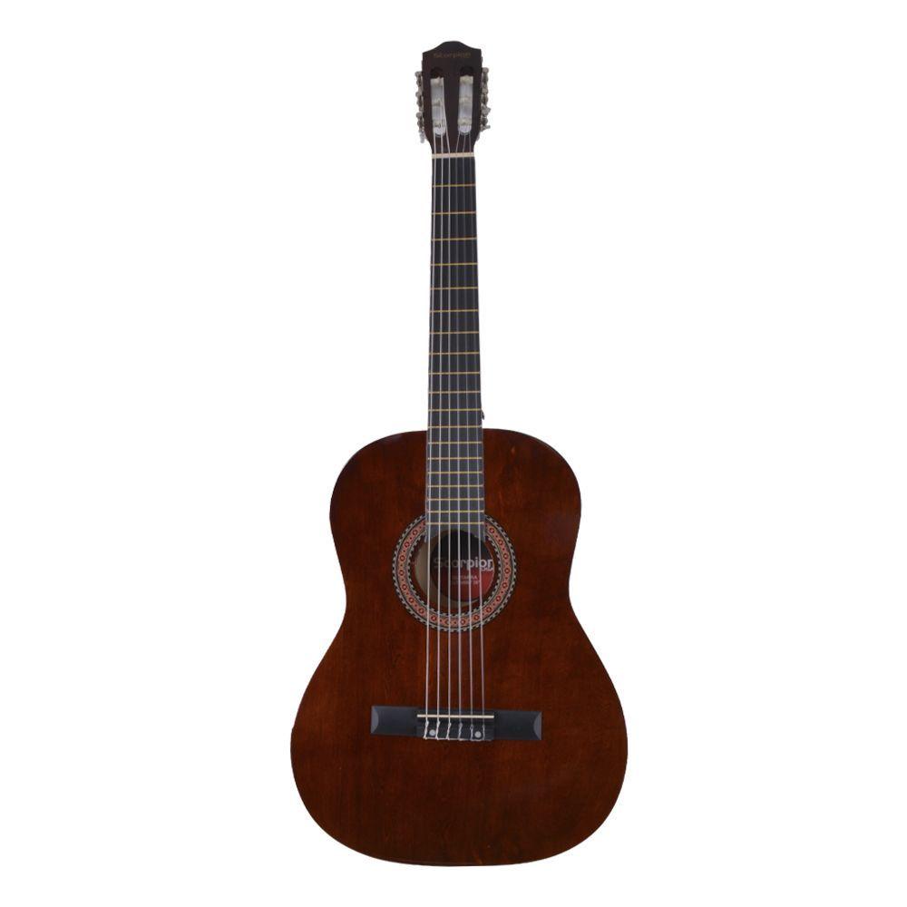 GUITARRA CLASICA 39 CUERDAS DE NYLON ROBLE SCG-030 SCORPION-0