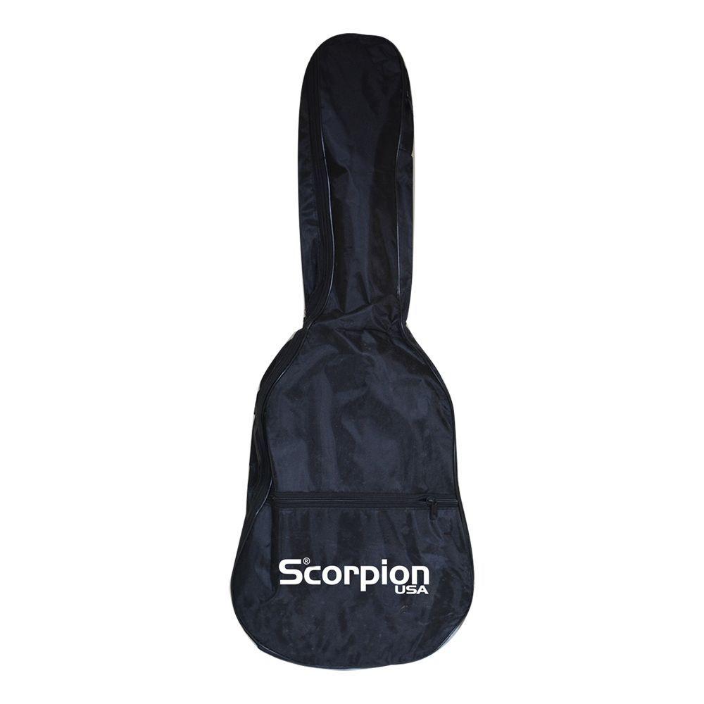 GUITARRA CLASICA 39 CUERDAS DE NYLON ROBLE SCG-030 SCORPION-5