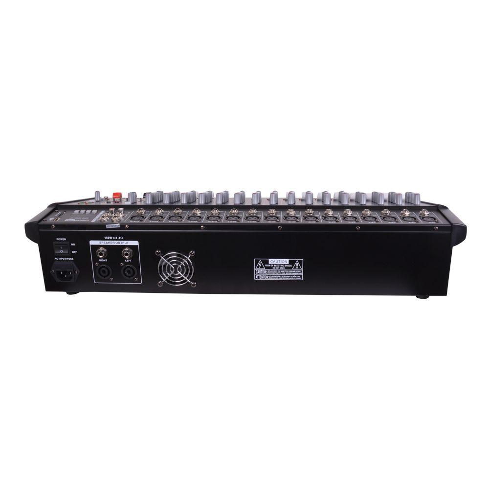 CONSOLA POWER MIXER 16CH BLUETOOTH-MP3 CARVERPRO CPM-1600-2