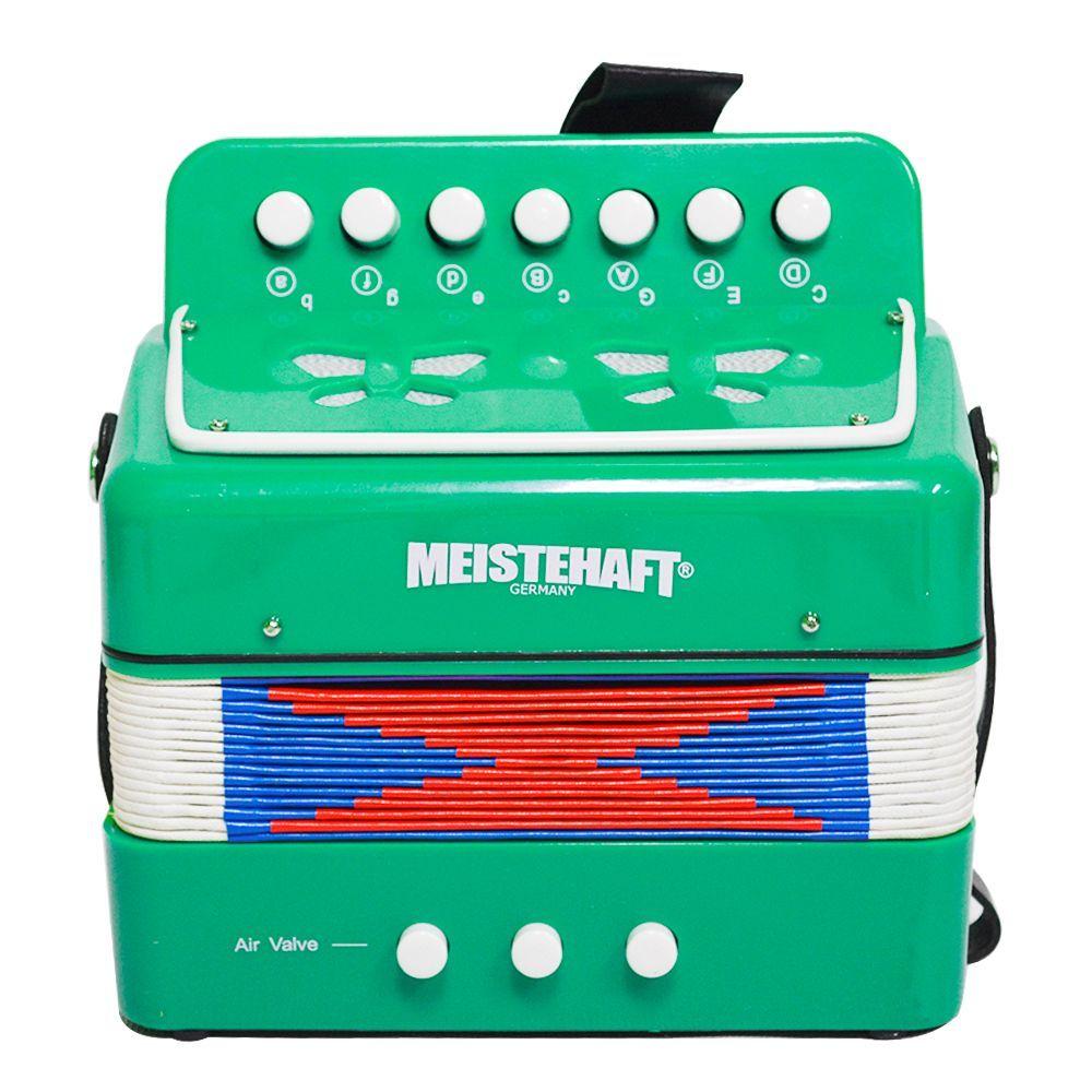 ACORDEON NIÑO 2 BAJOS VERDE MT-2018 MEISTEHAFT-1