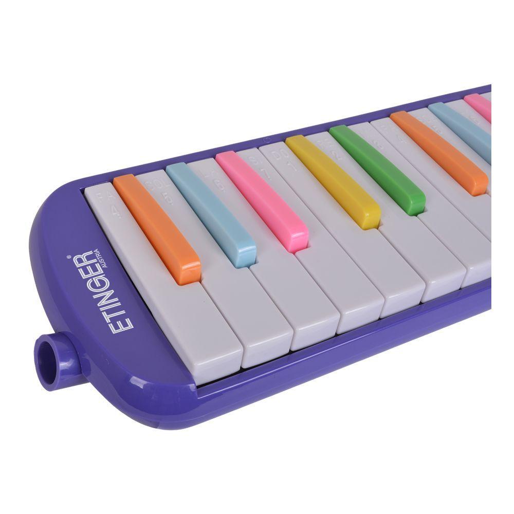 MELODICA 32 NOTAS MORADA TECLAS MULTICOLOR ERN 320 ETINGER-2