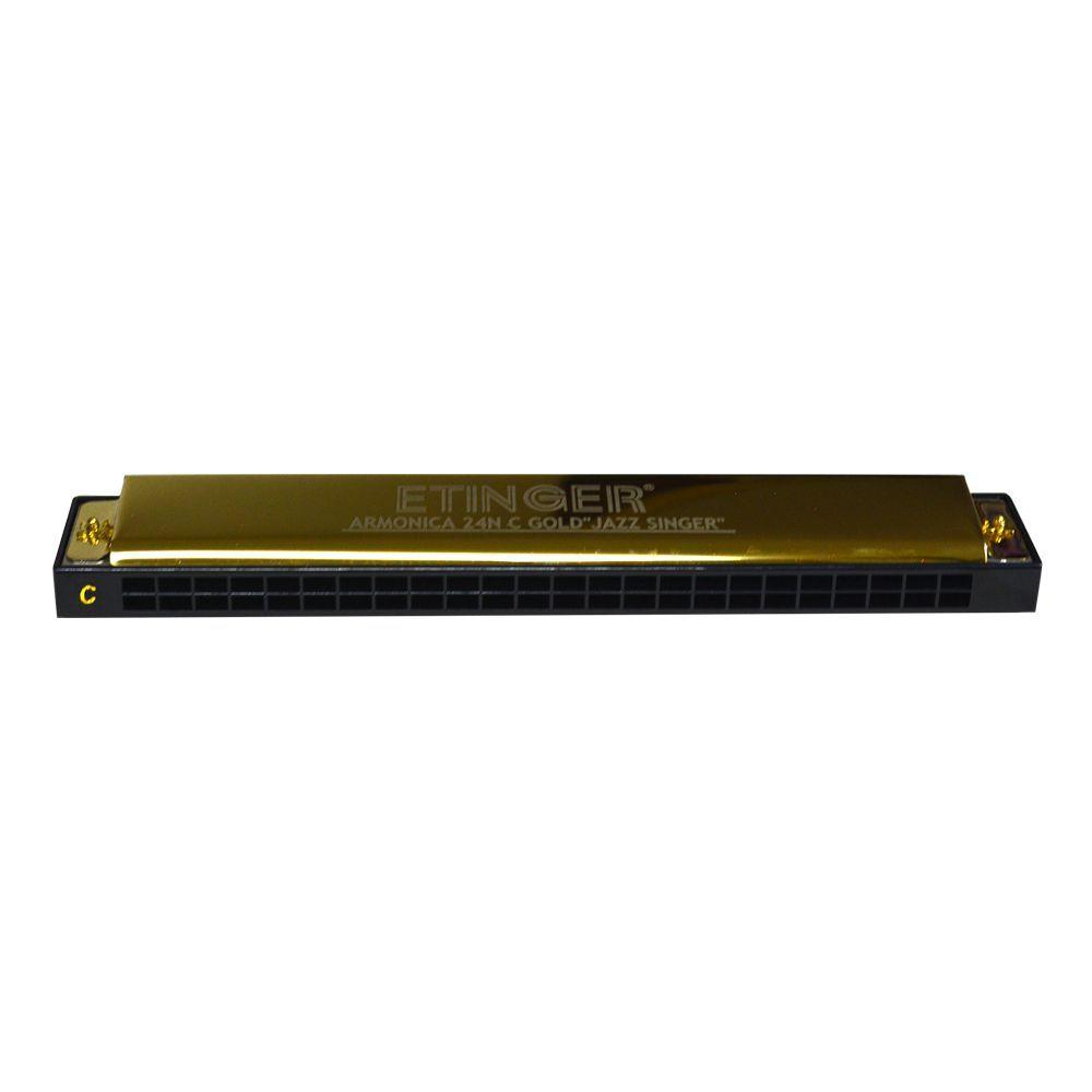 ARMONICA 24 NOTAS C GOLD "JAZZ SINGER" ETINGER-2
