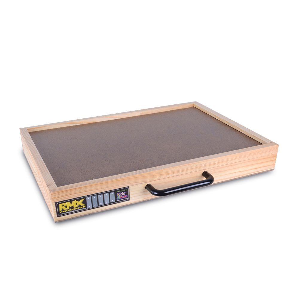 METALOFONO 22NOTAS CROMADA CON CAJA DE MADERA RMX-3