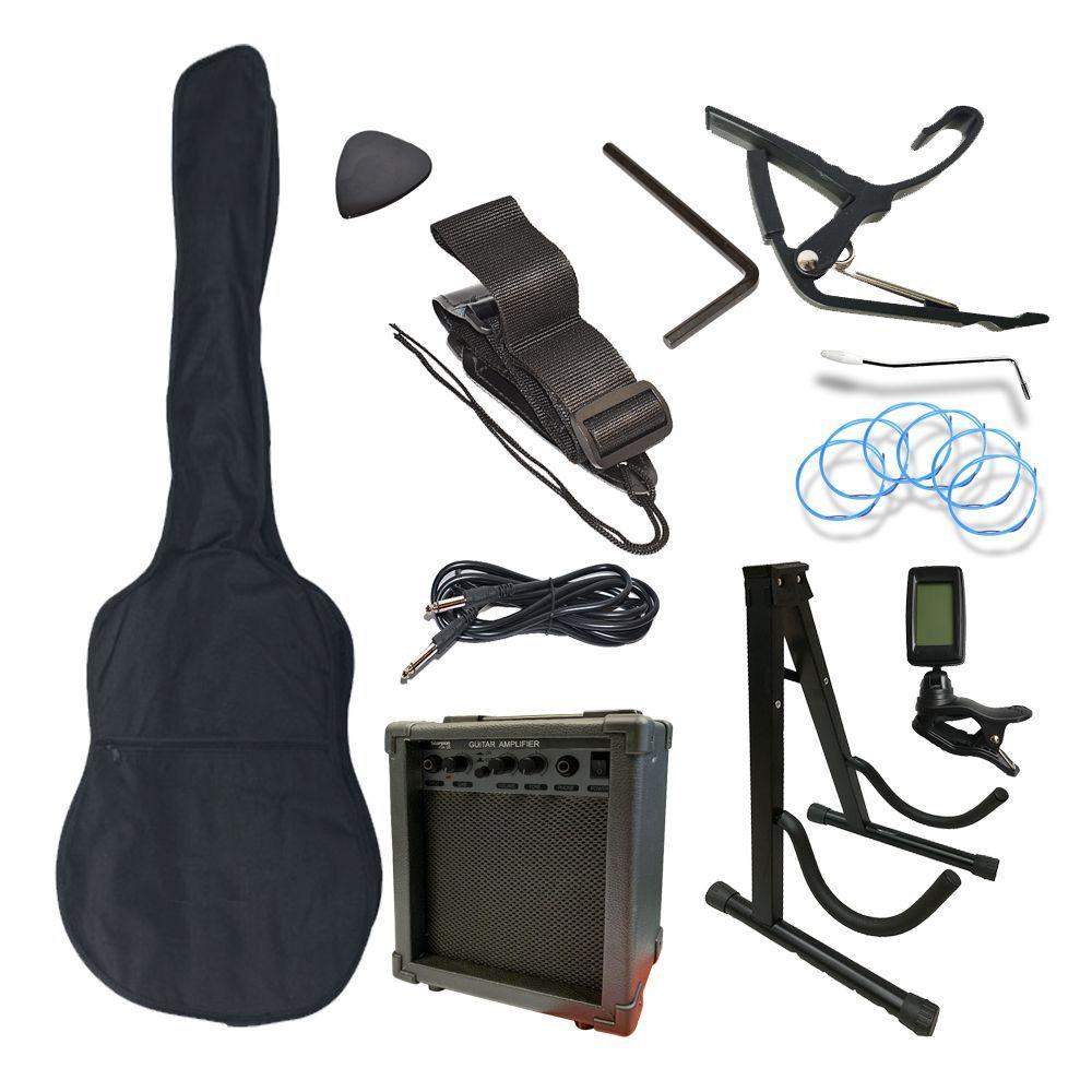 PACK GUITARRA ELECTRICA TURQUESA SCORPION PAC-6-2