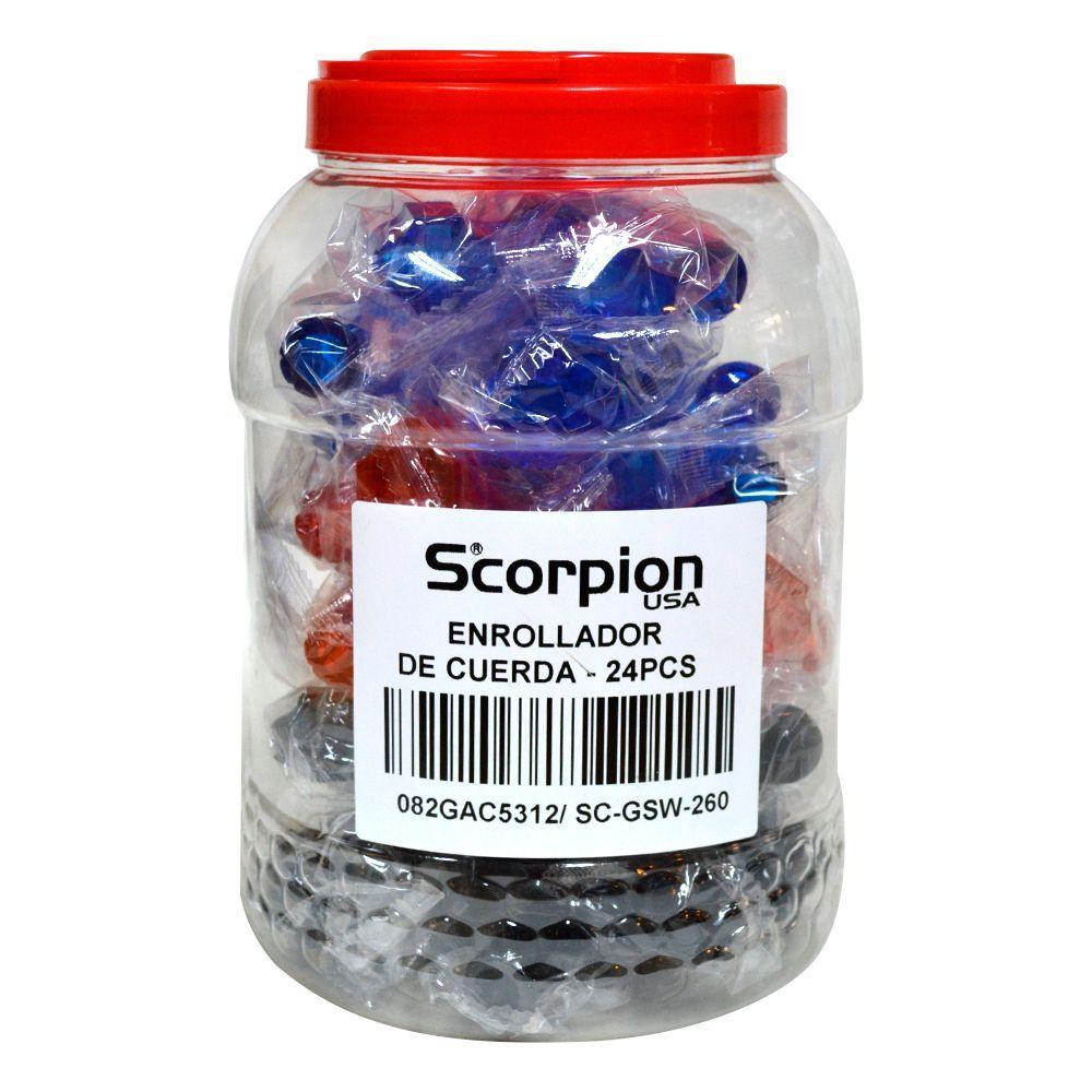 ENROLLADOR DE CUERDAS COLOR NEGRO SCORPION-5