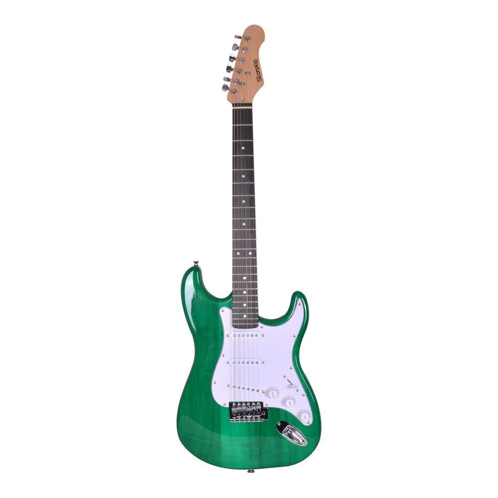 PACK GUITARRA ELECTRICA VERDE PAC-26GR SCORPION-1