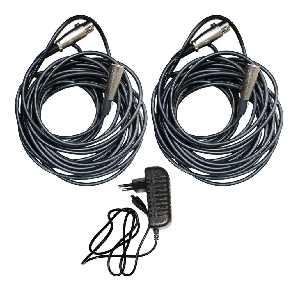 KIT AMPLIFICACION MIXER 8 CAN+ 2 CAJAS ACTIVA + BLUETOOTH CARVERPRO-5