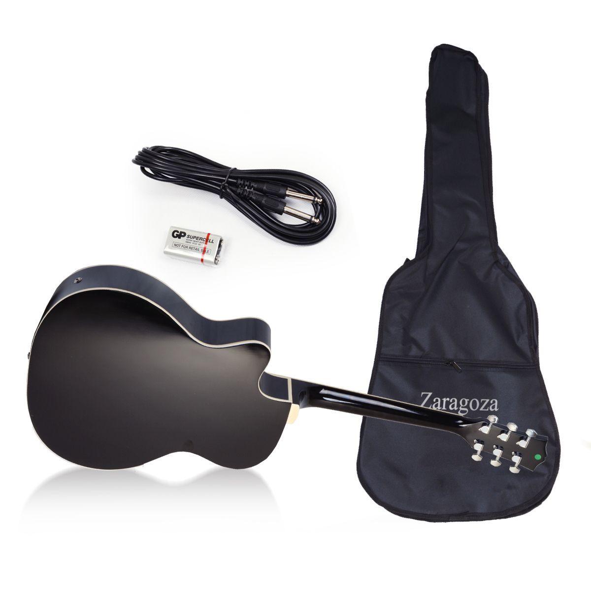 GUITARRA ELECTROACUSTICA NEGRA ZA-521CEQ/BK ZARAGOZA-2