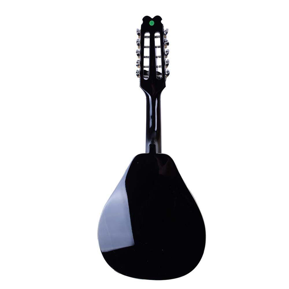 MANDOLINA 10 CUERDAS NEGRO M10C/BK CON FUNDA MEISTEHAFT-2