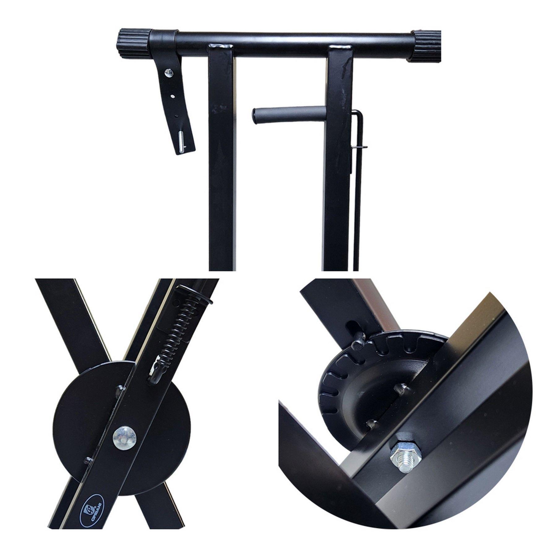 ATRIL DOBLE PARA TECLADO CON AJUSTE DE ALTURA TOP04 CIPRIANI-2