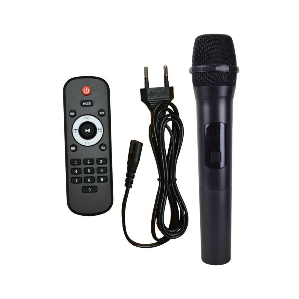 PARLANTE PORTATIL 15 50W LEDS MIC BT SING E ZQS15126-4