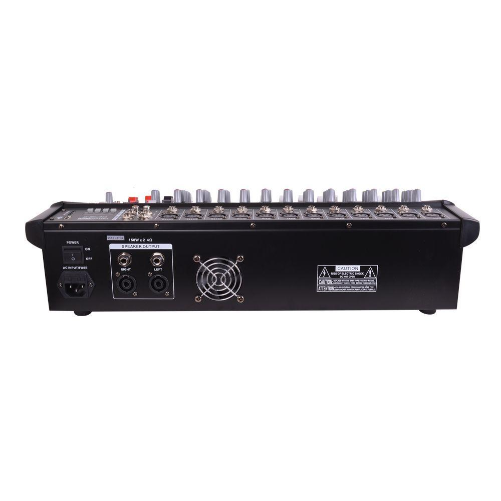 CONSOLA POWER MIXER 12CH BLUETOOTH-MP3 CARVERPRO CPM-1200 -2