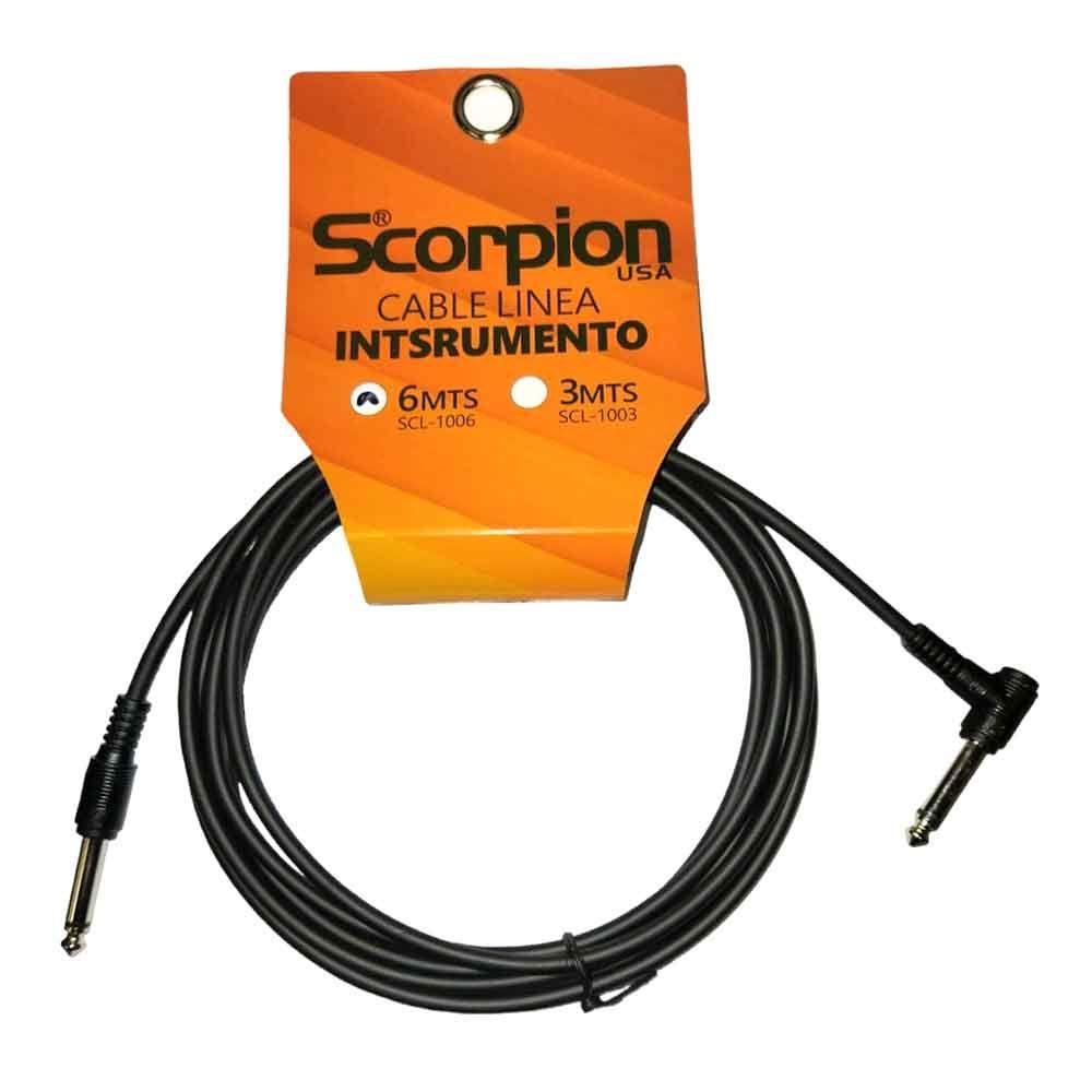 CABLE DE LINEA PARA INSTRUMENTO 6 METROS SCORPION SCL 1006-0