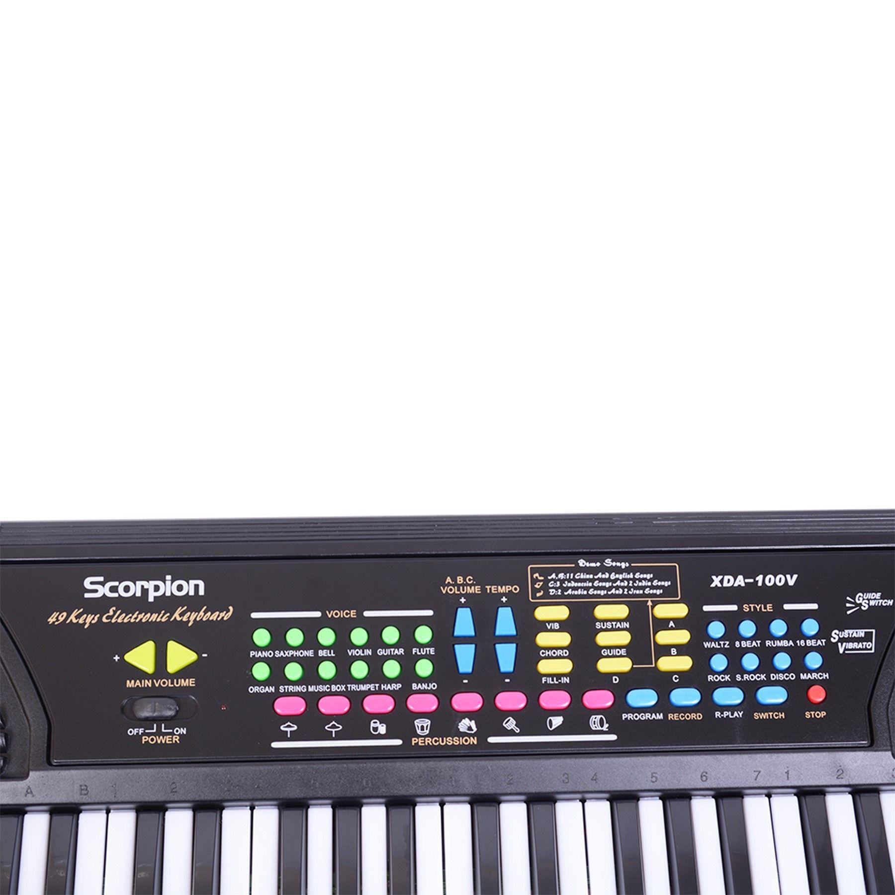 TECLADO 4 OCTAVAS - 49 TECLAS MEISTEHAFT-2