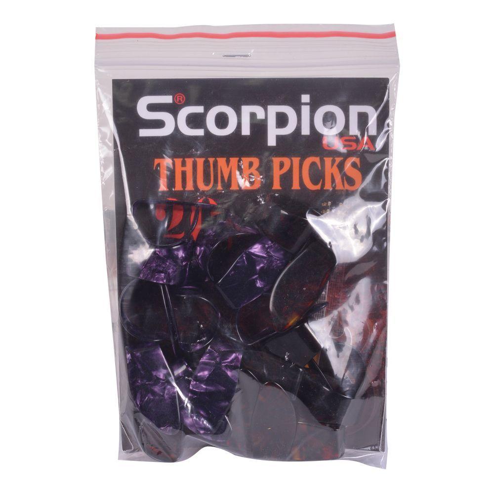 SET 12PCS UÑETA DEDAL THUMB SCORPION-0