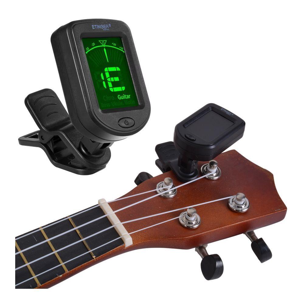 AFINADOR DIGITAL CROMÁTICO GUITARRA UKELELE ECV-CL/44 ETINGER-5