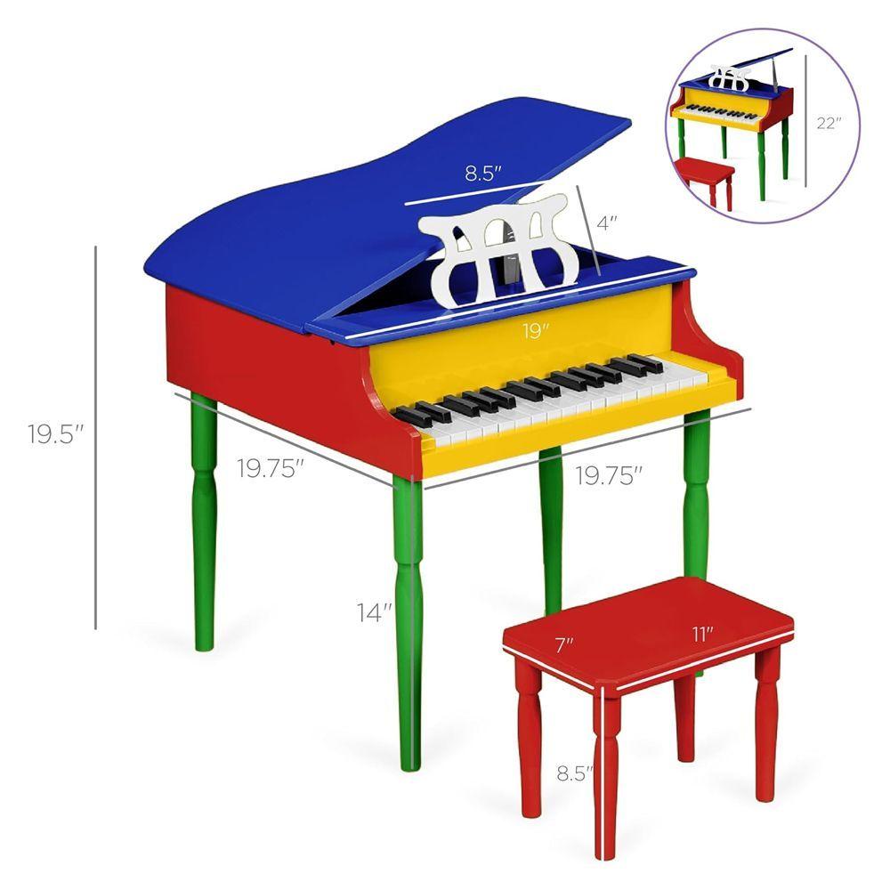 PIANO INFANTIL DE COLA 30N MULTICOLOR PDT 50 MC SCORPION-5