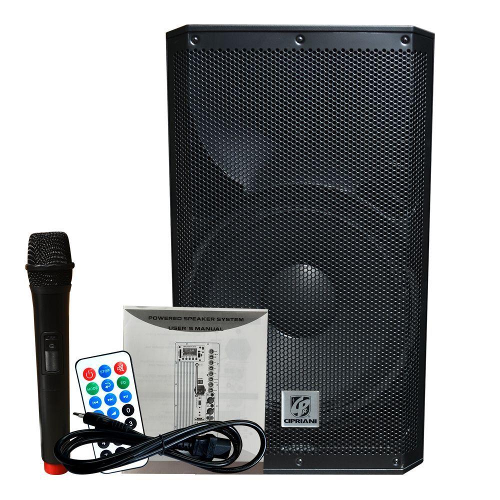 BAFLE PARLANTE ACTIVO CIPRIANI VOR 290A 500W MAX-3