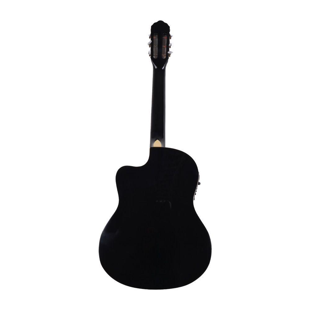 GUITARRA ELECTROACUSTICA 39 CDAS METALICAS CUTAWAY NEGRA ZXWS-394 ZARAGOZA-3