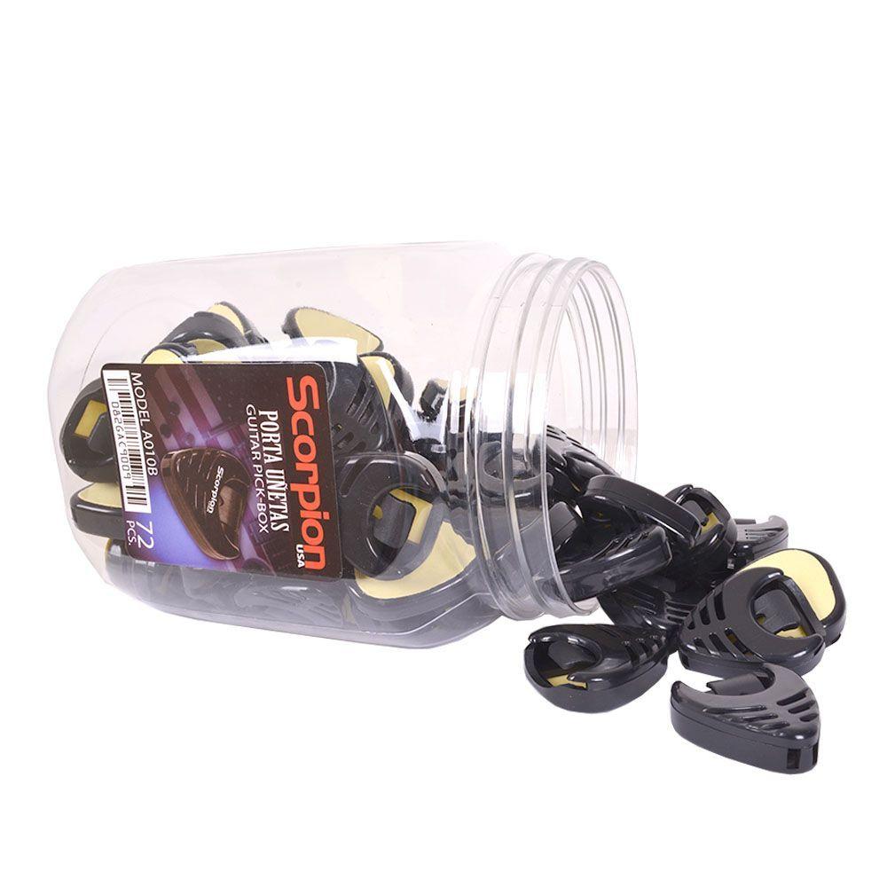 PORTA UÑETAS NEGRA MODELO B ENVASE 72 PCS SCORPION          -3