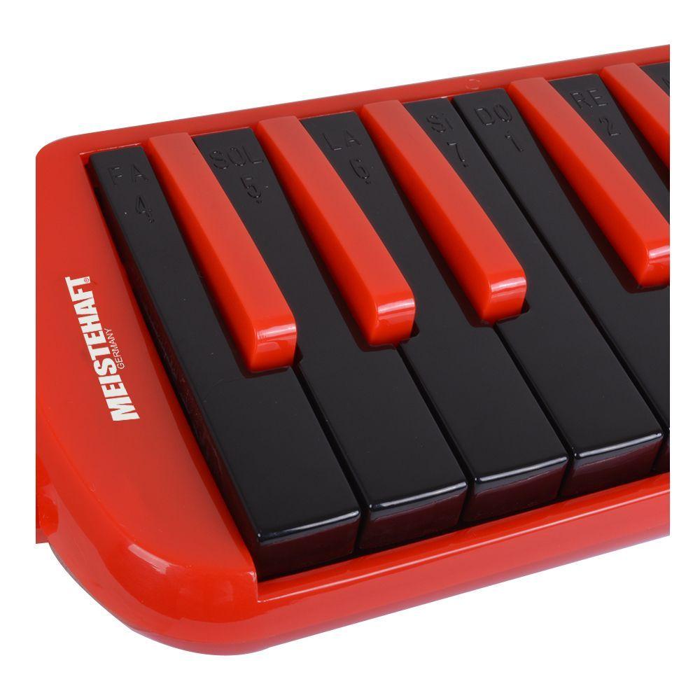 MELODICA 32 NOTAS ROJO TECLAS NEGRAS MLA 32 MEISTEHAFT-2