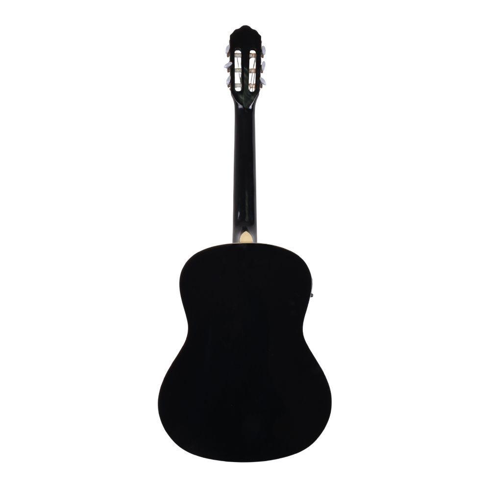 GUITARRA CLASICA ELECTROACUSTICA NEGRA 39 CON FUNDA CN 539 LA ESPANOLA-2