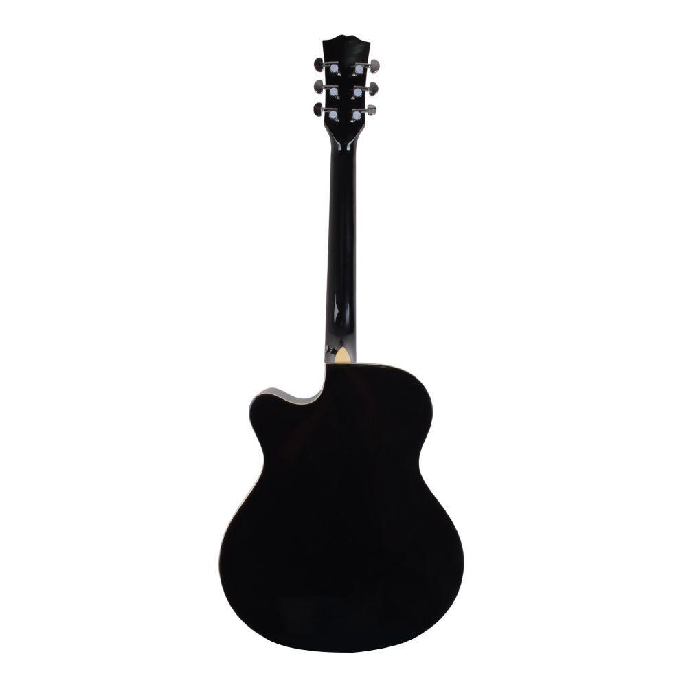 GUITARRA ELECTROACUSTICA NEGRA CUERDAS METALICAS SCG 521EQ BK SCORPION-2