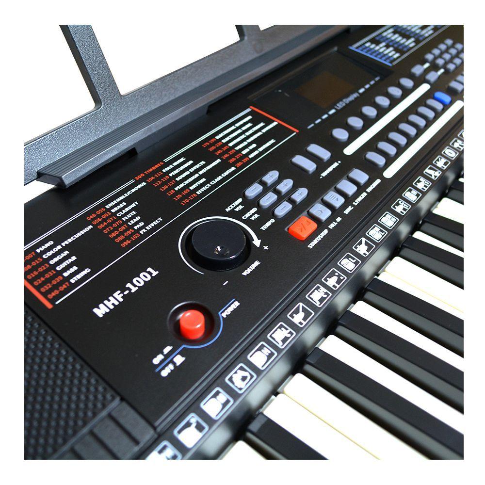 TECLADO 5 OCTAVAS 61 TECLAS CON PEDAL SUSTAIN MEISTEHAFT-4
