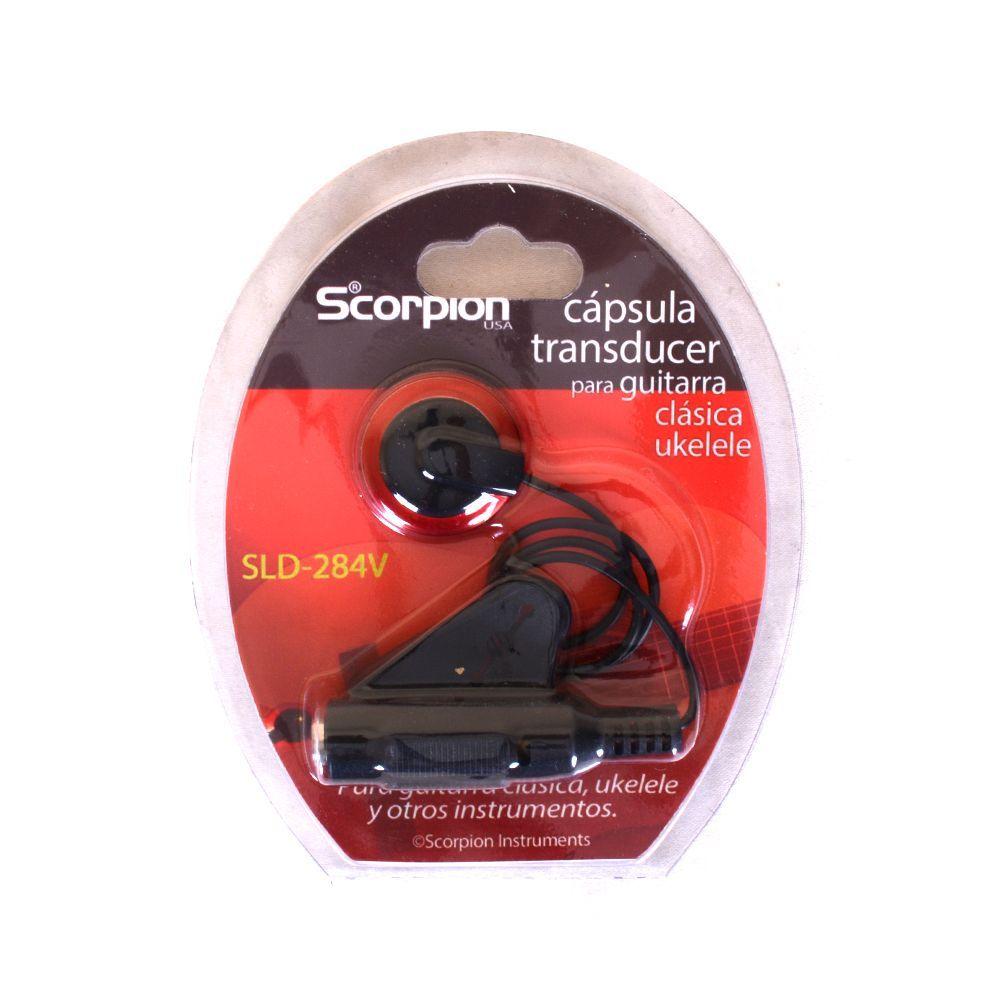 CAPSULA TRANSDUCER PARA GUITARRA - UKELELE SLD-284V SCORPION-4