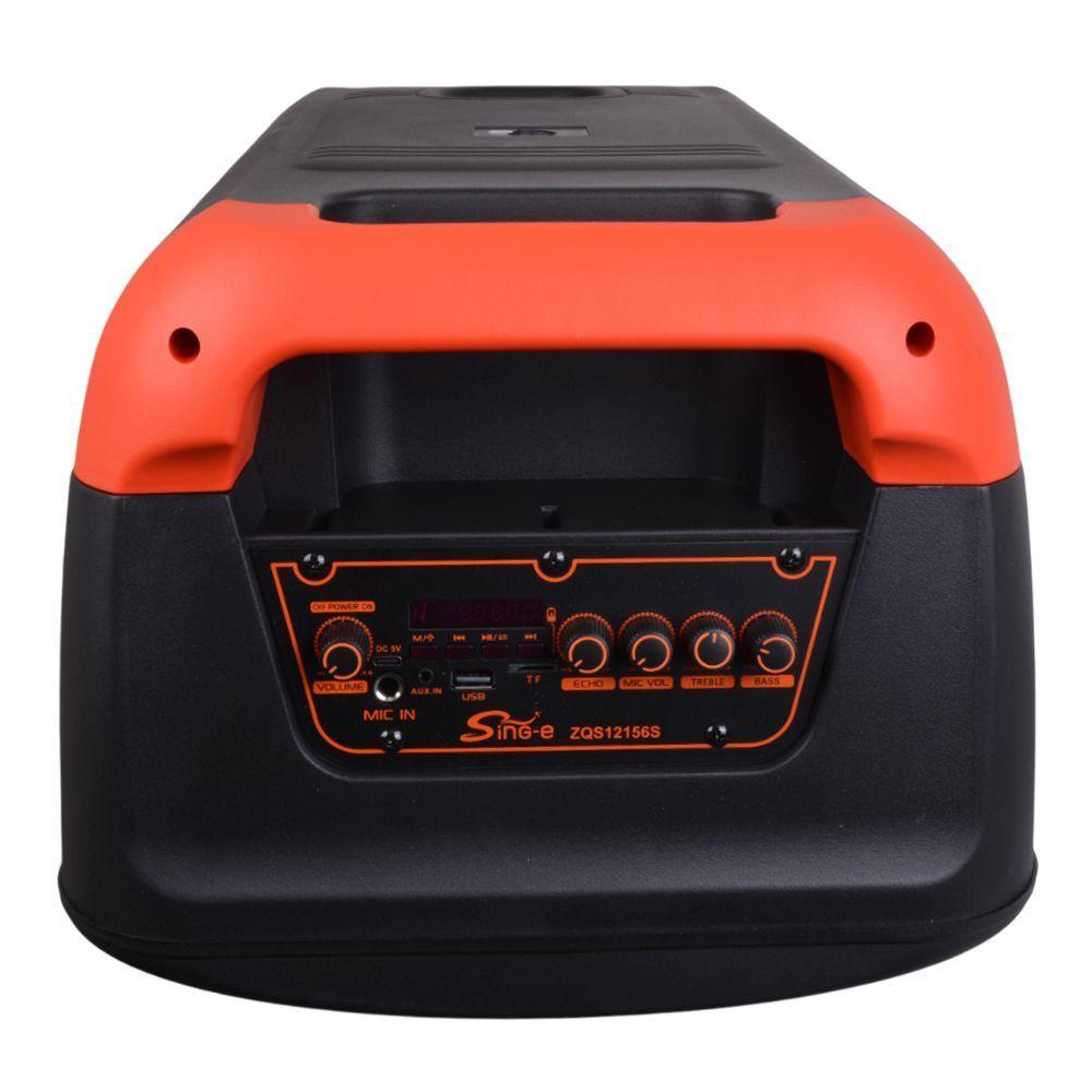 PARLANTE PORTATIL BLUETOOTH MP3 FM LED MICS BESTAMERICA PS 12250-2