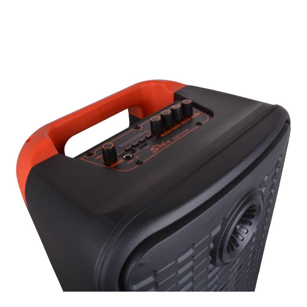 PARLANTE PORTATIL BLUETOOTH MP3 FM LED MICS BESTAMERICA PS 12250-3