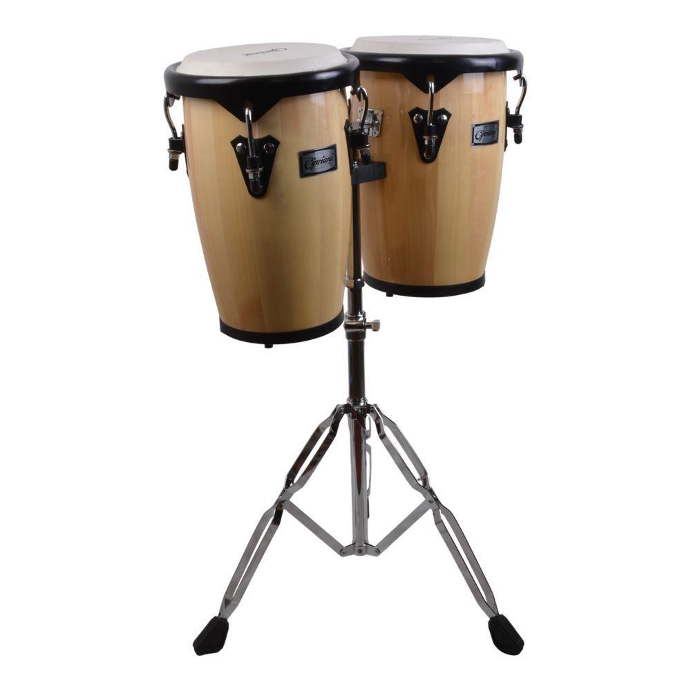 SET MINI CONGAS 8+9 CON ATRIL CIPRIANI PCN-98NAT-1